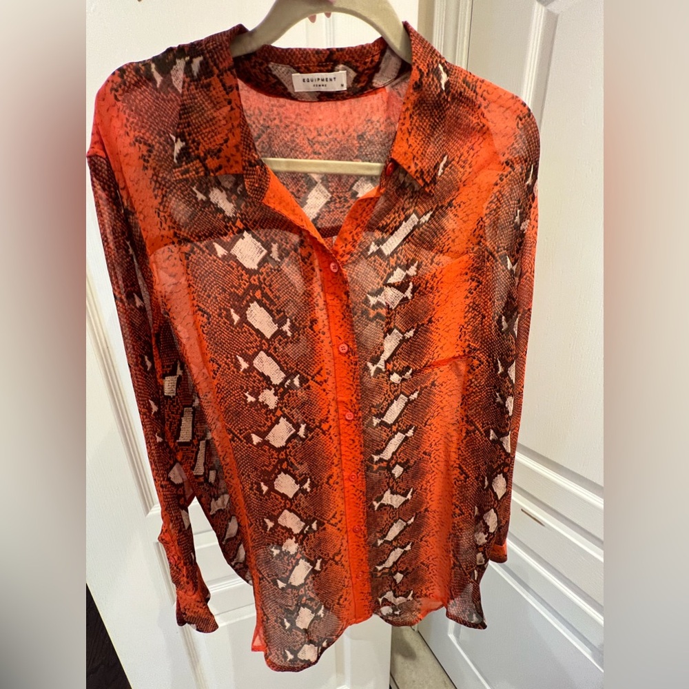 Women’s Equipment Silk Blouse